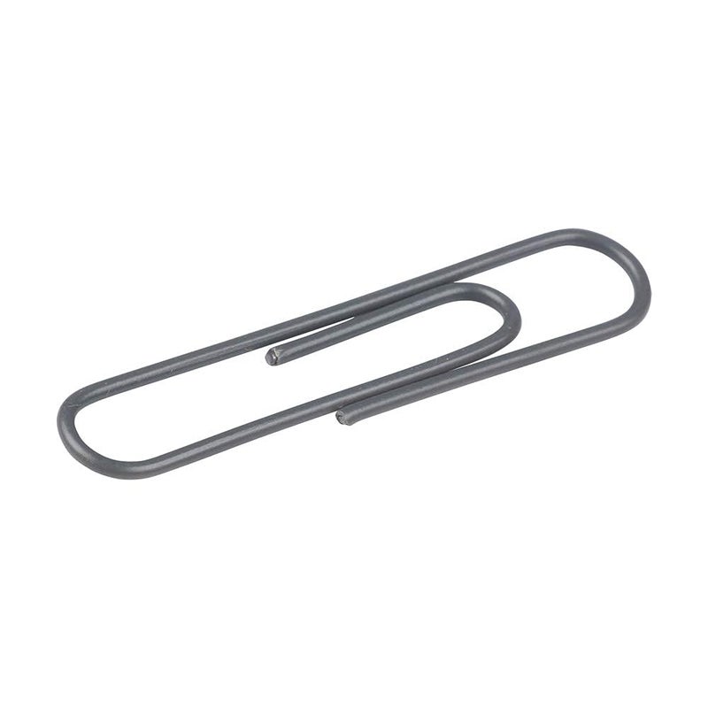 JAM PAPER Colorful Jumbo Paper Clips - Large 2 Inch - Gray Paperclips - 75/Pack - Image 4